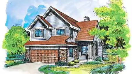 image of cottage house plan 1264